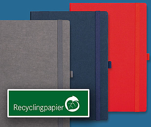 Notizbücher aus Recyclingpapier