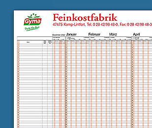 Urlaubsplaner und Wandkalender zur Planung