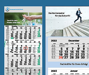 Monatskalender als Wandplaner 2023