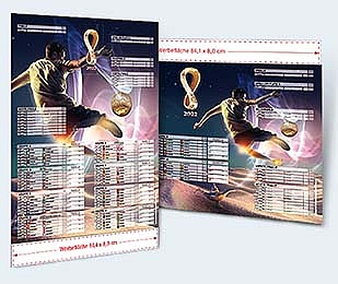 WM-Planer Poster 2022 Hoch und Querformat mit Ihrer Werbung