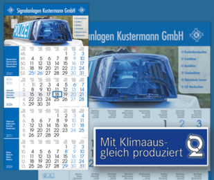 4-Monatskalender mit Klimaausgleich