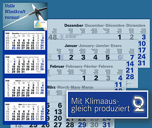 Klimaneutraler 4-Monatskalender