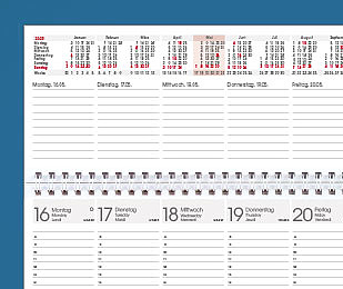 Wochenkalender als Tischquerkalender 2023