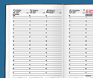 Wochkalender als Buch 2023