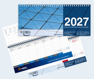 Tischkalender Querkalender