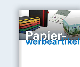 Papierwerbeartikel im Blätterkatalog direkt anfragen