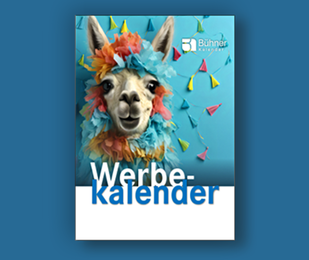 Bühner Werbekalender Katalog anfordern