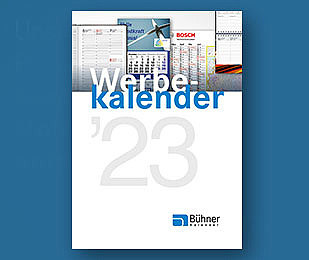 Bühner Werbekalender Katalog anfordern