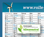 Plakatkalender - klimaneutral