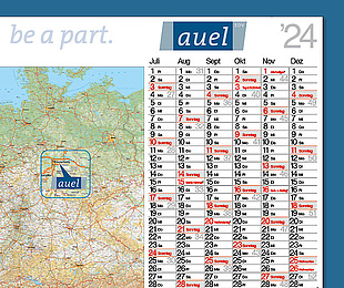 Landkartenkalender