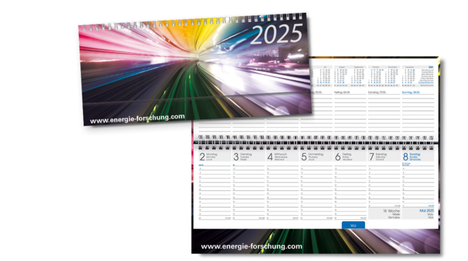 Tischkalender – praktische Übersicht in direktem Sichtfeld