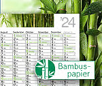Kalender aus Bambuspapier