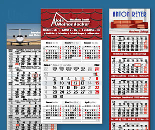 5-Monatskalender und Wandplaner