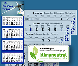 Klimaneutraler 4-Monatskalender