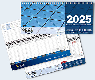 Tischkalender Querkalender
