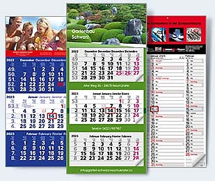 3 Monatskalender Wandkalender