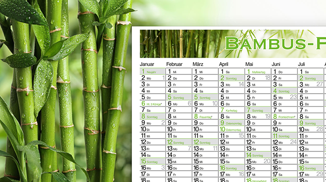 Werbekalender, klassisch, individuell und nachhaltig